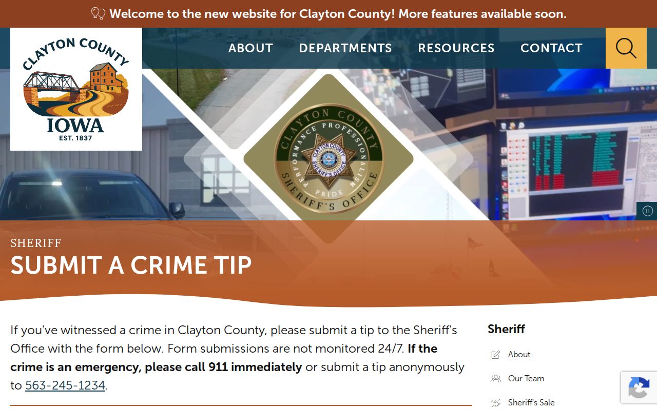 Clayton County wanted fugitive Sheriff tip form